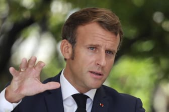 Der Amtssitz des französischen Präsidenten Emmanuel Macron wurde anlässlich des "Tages des offenen Denkmals" für Besucher geöffnet.