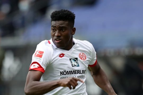 Taiwo Awoniyi hatte in der vergangenen Saison das Trikot von Mainz 05 getragen.