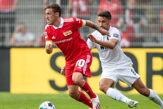 Konnte die Union-Niederlage gegen Augsburg nicht verhindern: Max Kruse (l).