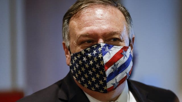 Bezeichnet den Iran als führenden staatlichen Sponsor von Terror und Antisemitismus: US-Außenminister Mike Pompeo. Bezeichnet den Iran als führenden staatlichen Sponsor von Terror und Antisemitismus: US-Außenminister Mike Pompeo.