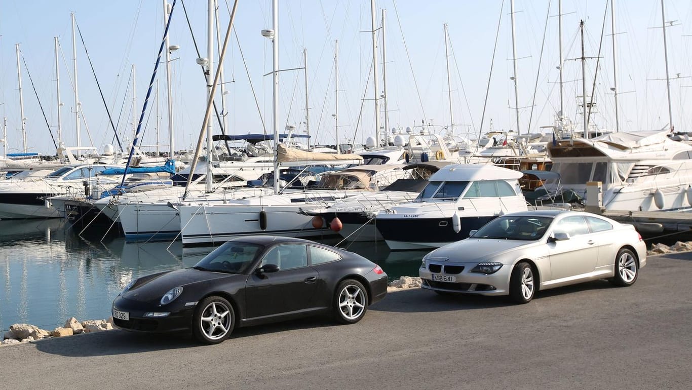 Luxusyachten in der zyprischen Stadt Limassol: Auch viele Deutsche können sich einen luxuriösen Lebensstil erlauben.