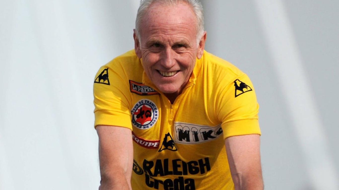 Im Gelben Trikot: Joop Zoetemelk nahm insgesamt 16 Mal an der Tour Tour de France teil und gewann diese 1980. Außerdem wurde er gleich sechs Mal Zweiter.