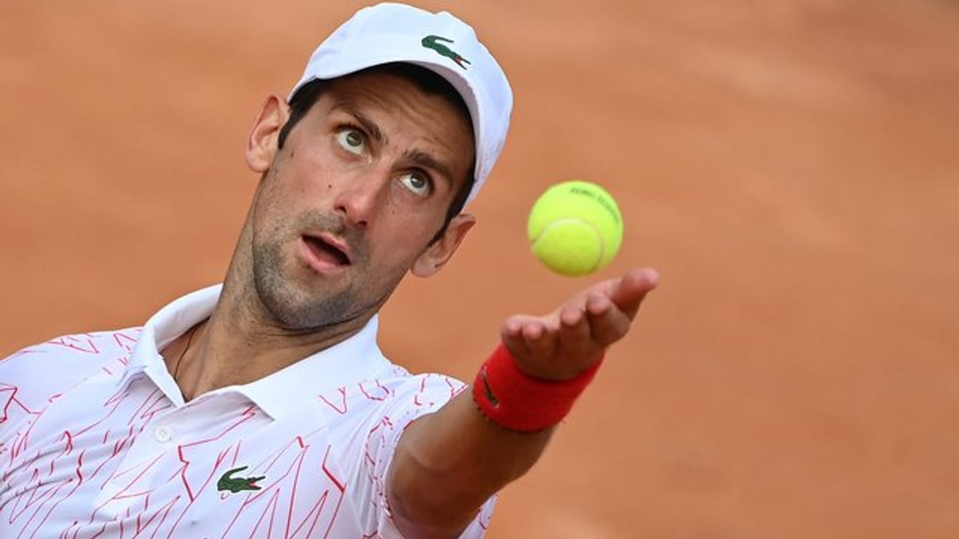 Novak Djokovic hat beim ATP-Turnier in Rom das Finale erreicht.