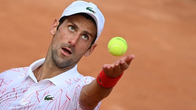 Novak Djokovic hat beim ATP-Turnier in Rom das Finale erreicht. Novak Djokovic hat beim ATP-Turnier in Rom das Finale erreicht.