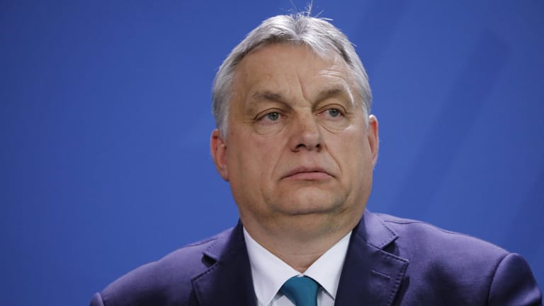 Viktor Orban, Ministerpräsident Ungarns: Er kämpft um den Sieg Trumps.