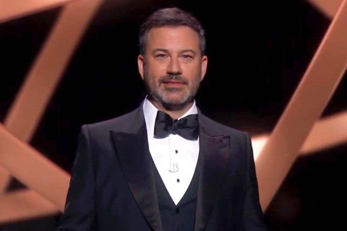 72. Emmy Awards: Moderator Jimmy Kimmel allein auf weiter Flur