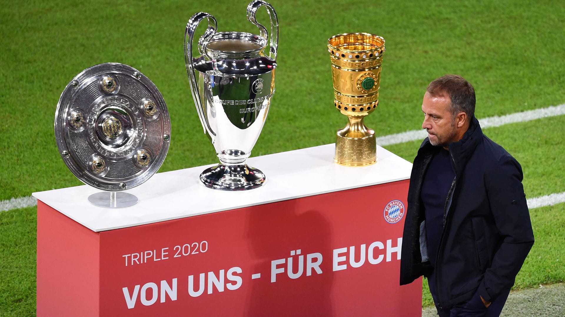 Triple-Sieger Hansi Flick: Der FC Bayern will am Donnerstag auch den internationalen Supercup gewinnen.