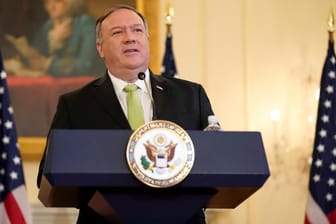 Mike Pompeo: Der US-Außenminister wandte sich mit deutlichen Worten an Großbritannien, Frankreich und Deutschland.