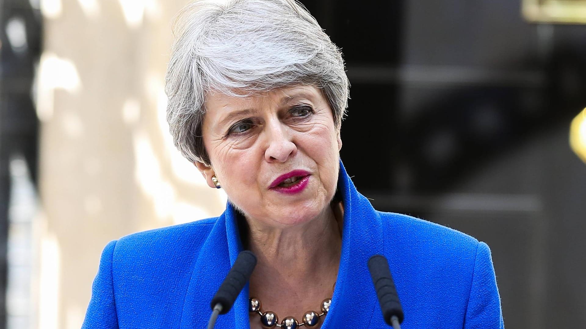 London: Ex-Regierungschefin Theresa May kritisiert Boris Johnsons Brexipläne.