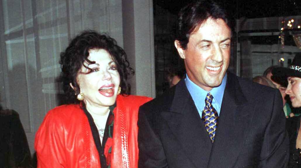 Sylvester Stallone mit Mutter Jackie 1997.