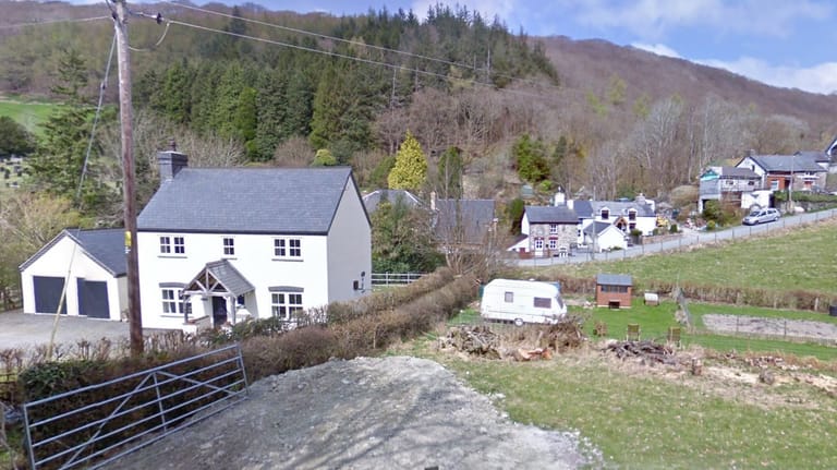 Das Dorf Aberhosan in Wales: Hier kam es zu dem seltsamen Phänomen.