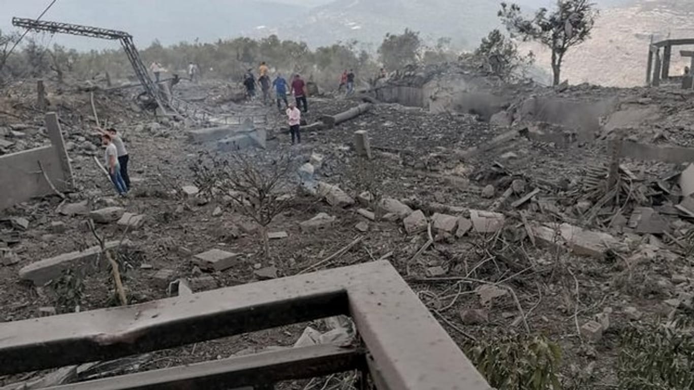 Der Ort der gewaltigen Explosion im Libanon liegt in der südlichen Region nahe der Grenze zu Israel.