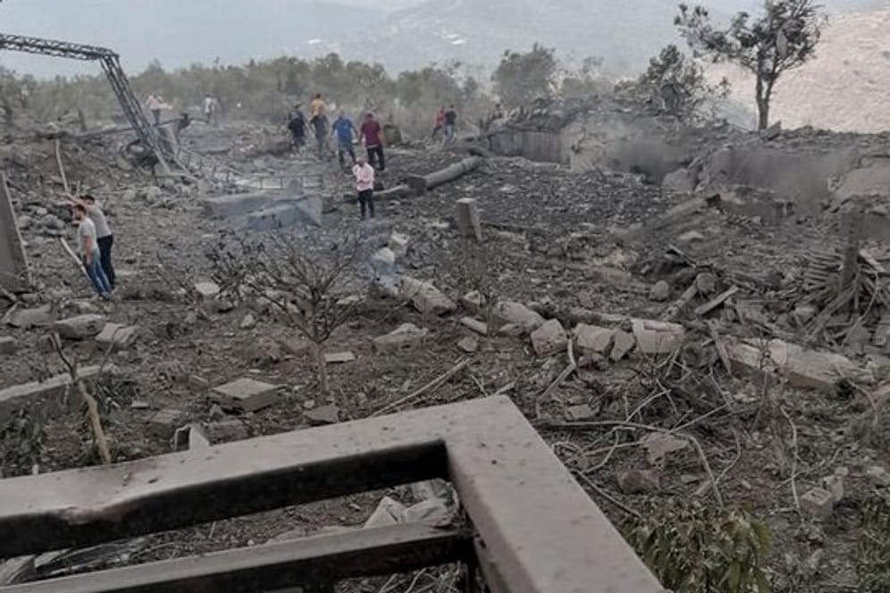 Der Ort der gewaltigen Explosion im Libanon liegt in der südlichen Region nahe der Grenze zu Israel.