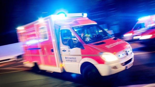 Rettungswagen im Einsatz