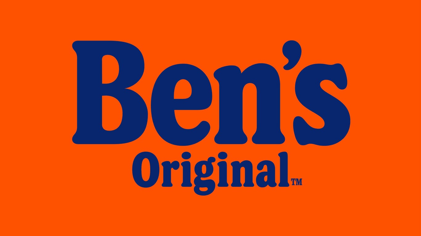 Das neue Logo mit dem künftigen Namen "Ben's Original": Das Markenzeichen, das den Kopf eines älteren schwarzen Mannes mit weißen Haaren zeigt, wird aus dem Logo gestrichen.