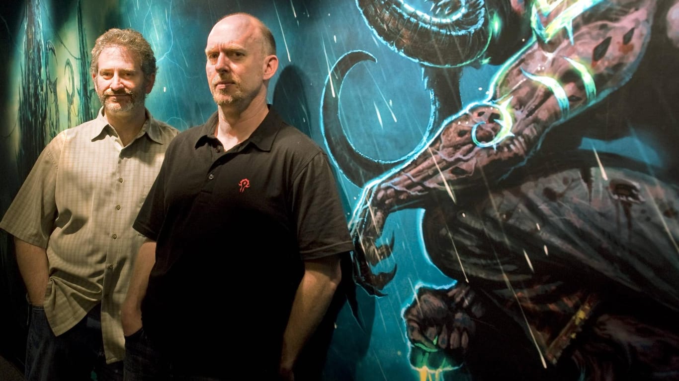 Mike Morhaime (links) und Frank Pearce: Die Blizzard-Gründer planen ein neues Spielestudio.