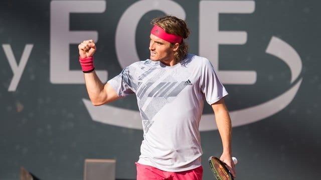 Erreichte in Hamburg das Viertelfinale: Stefanos Tsitsipas.