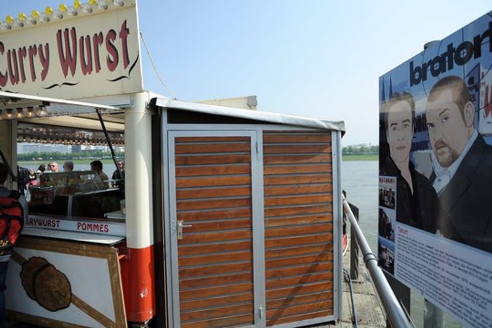 Die Tatort-Pommes-Bude im Rheinauhafen: Sie war bekannt geworden, weil dort die Ermittler des Kölner "Tatorts" dort häufig gegessen hatten.