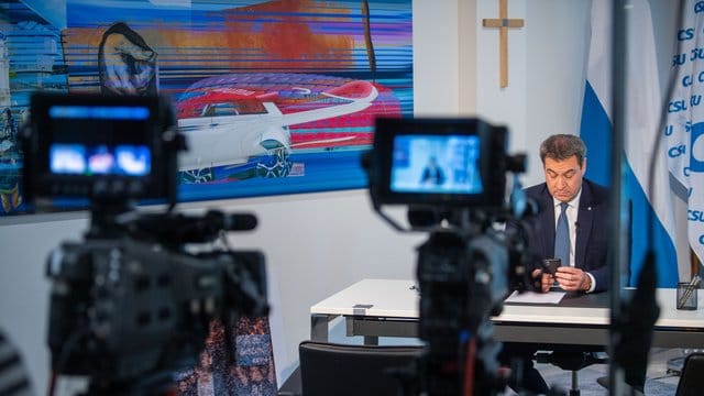 Markus Söder, CSU-Vorsitzender und Ministerpräsident von Bayern. Markus Söder, CSU-Vorsitzender und Ministerpräsident von Bayern.