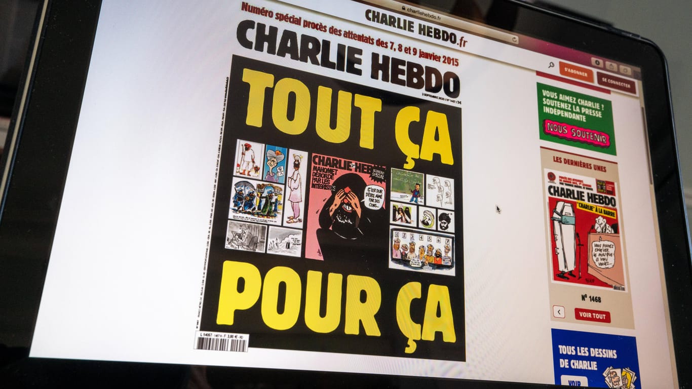 Das Titelblatt einer "Charlie Hebdo"-Ausgabe: Ob der Angriff etwas mit der Redaktion zu tun hat, ist bislang unklar.