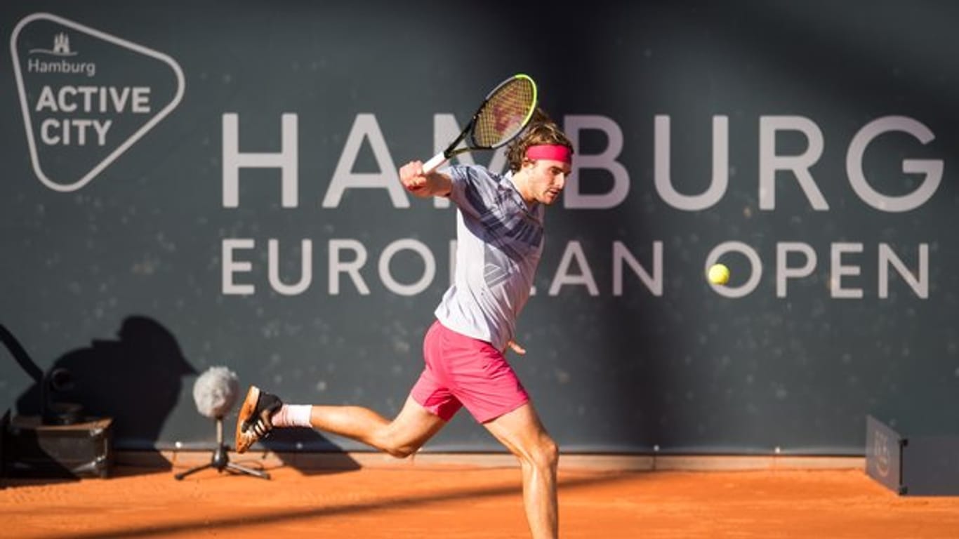 Stefanos Tsitsipas steht bei den Hamburg European Open im Halbfinale.