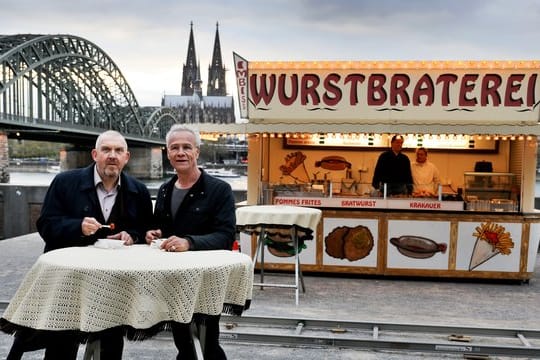 Nur einmal noch werden sich die "Tatort"-Kommissare Max Ballauf (r, Klaus J.
