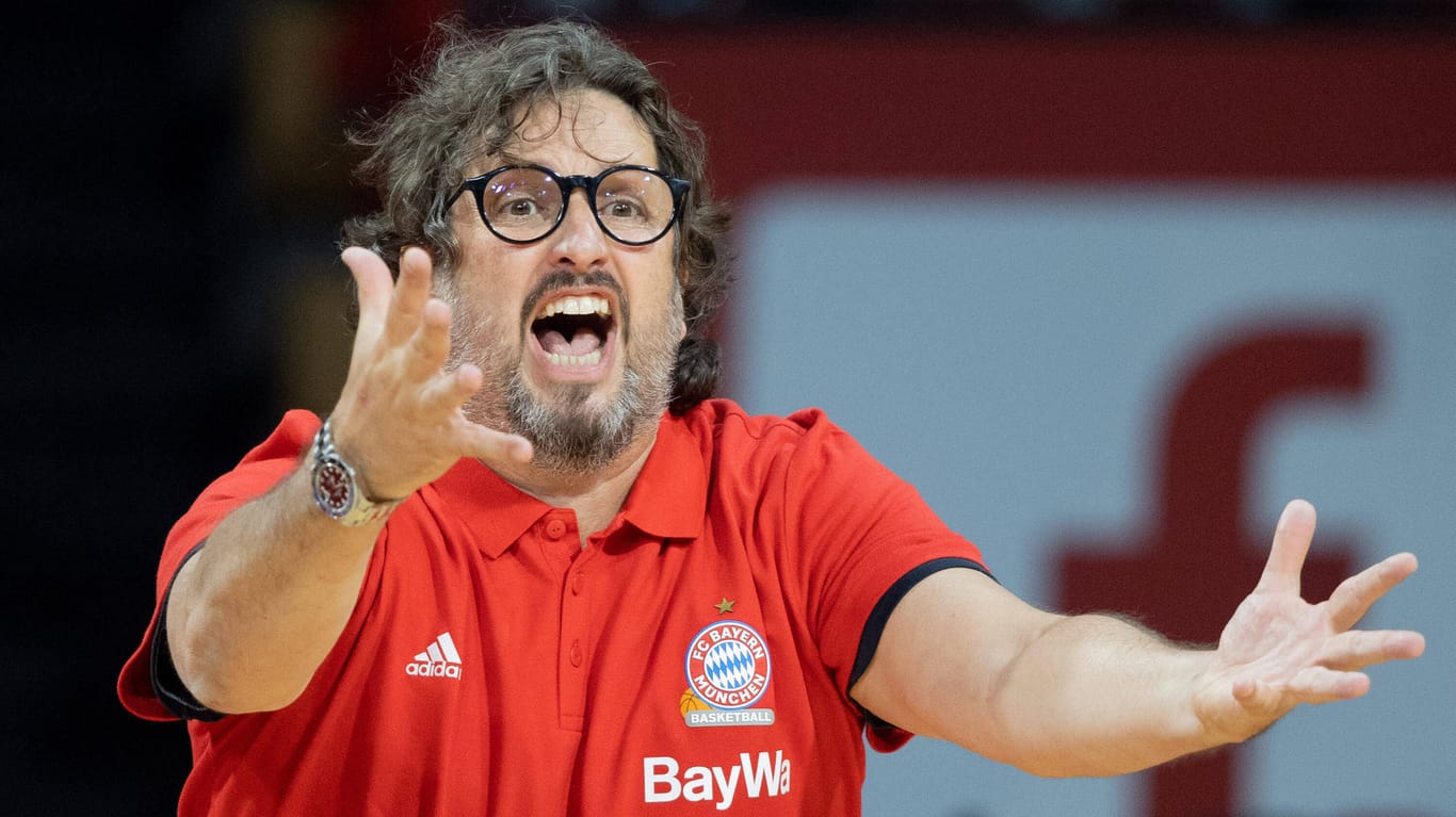 Andrea Trinchieri: Der Coach des FC Bayern München ist für seine cholerische Art europaweit berühmt-berüchtigt.