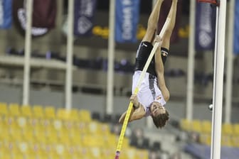 Armand Duplantis hat sich in Doha mit einer Siegeshöhe von 5,82 Metern begnügen müssen.