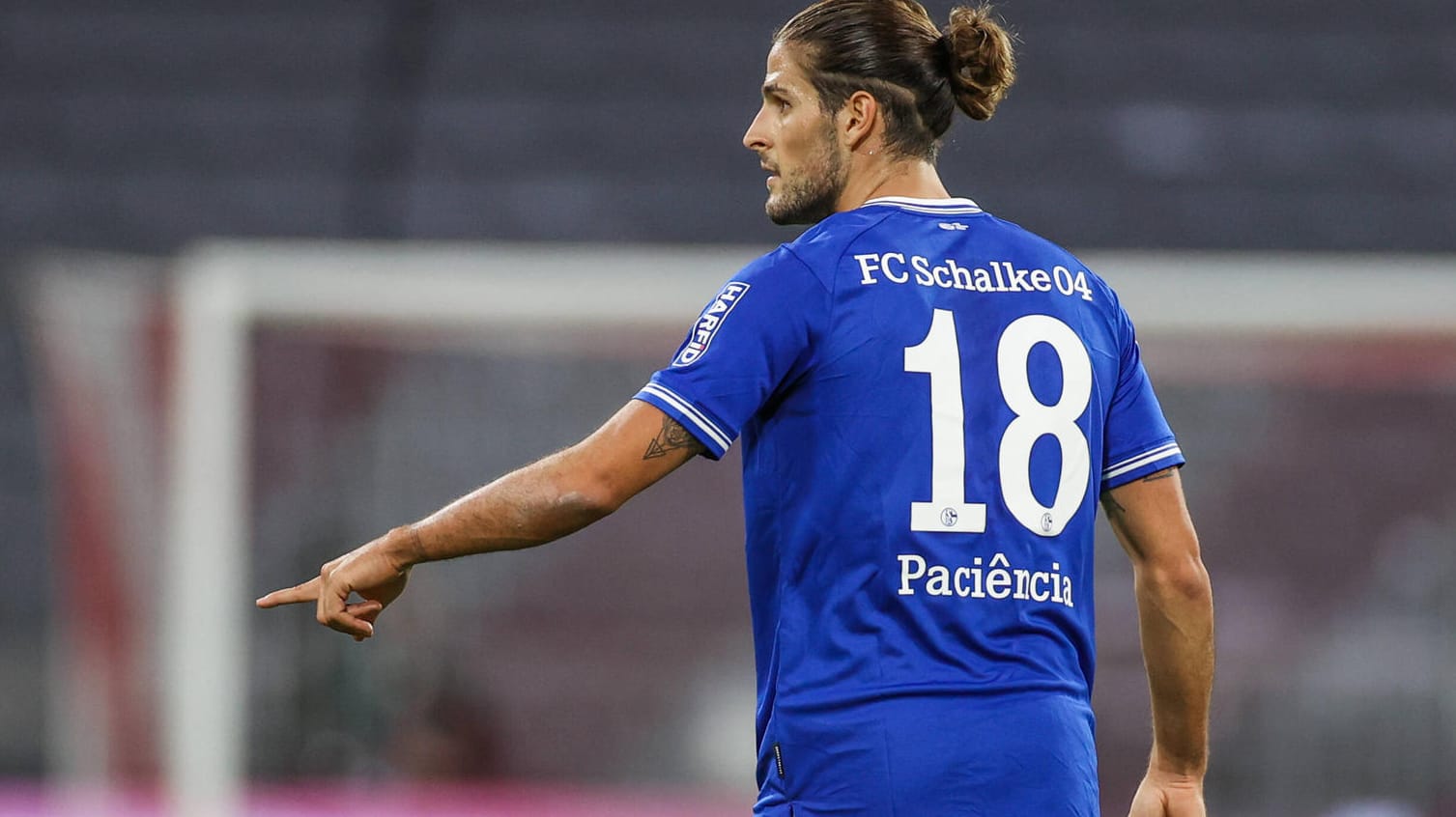 Goncalo Paciencia: Der Schalke-Stürmer wird sein Heimdebüt ohne Zuschauer feiern. Goncalo Paciencia: Der Schalke-Stürmer wird sein Heimdebüt ohne Zuschauer feiern.