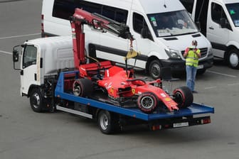 Der Ferrari von Sebastian Vettel: Das Qualifying wurde für den Heppenheimer zur Enttäuschung.