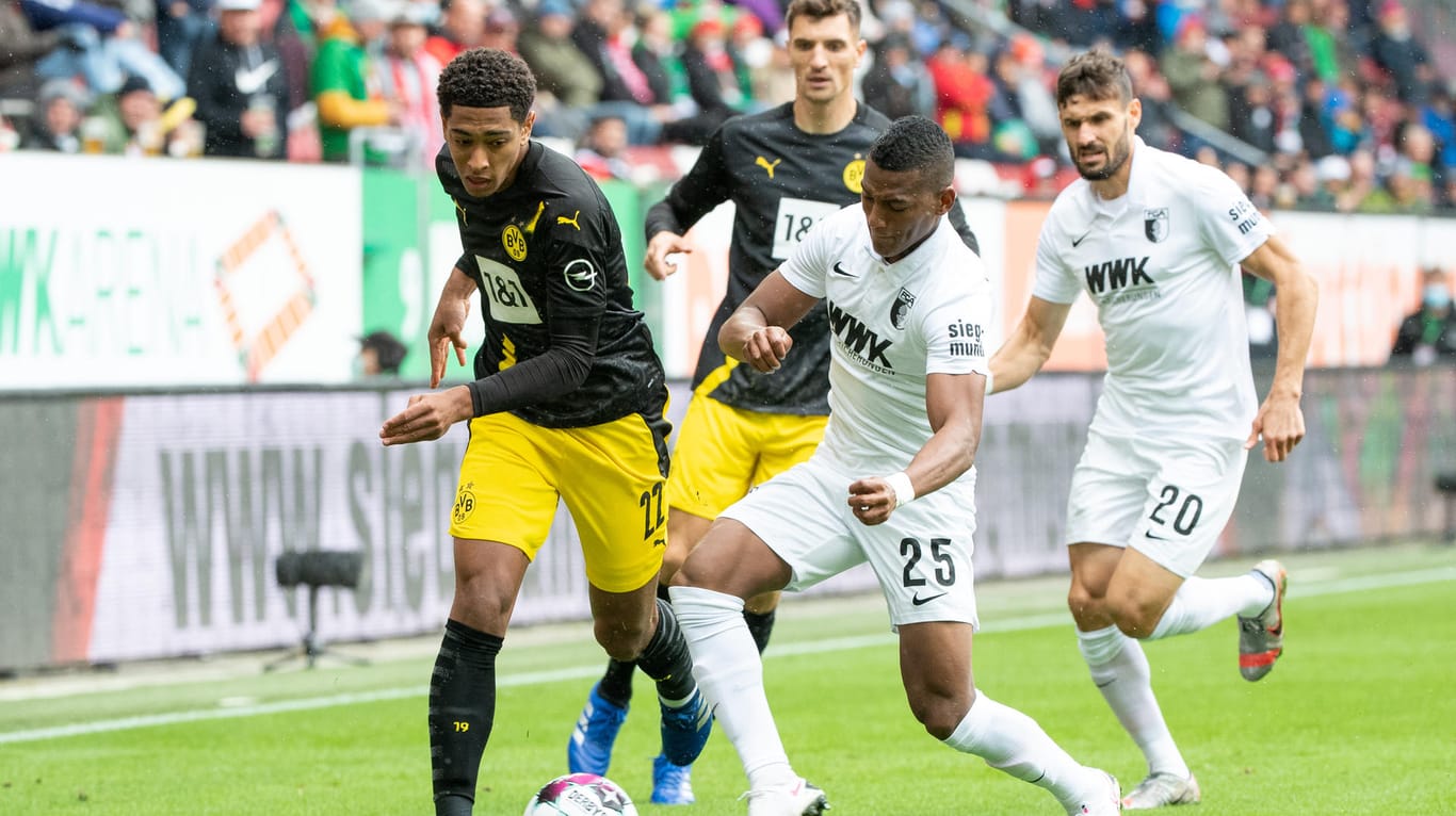 FC Augsburg - Borussia Dortmund: Der BVB tat sich gegen kompakte Augsburger schwer.