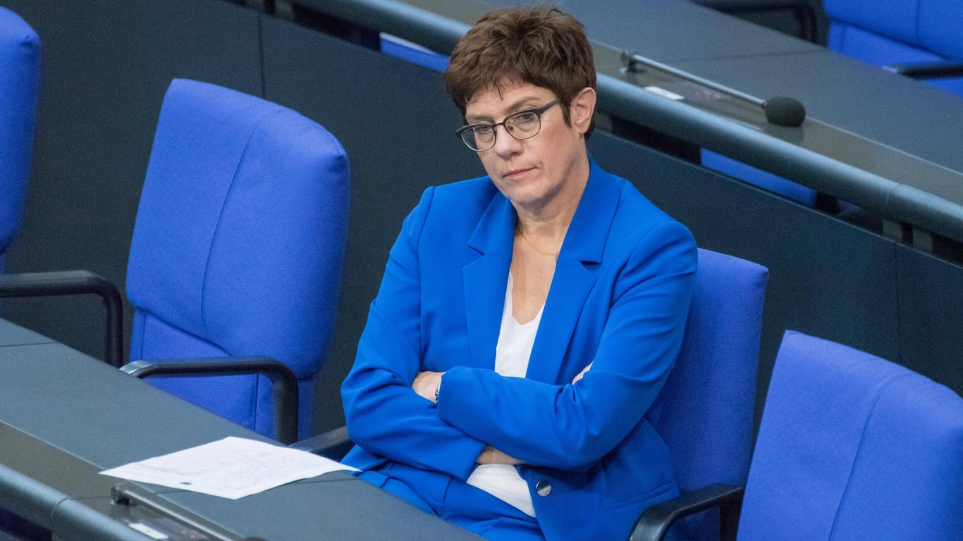 CDU-Chefin Annegret Kramp-Karrenbauer. Sie trifft heute die Bewerber auf ihren Posten.