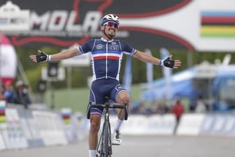 Der Franzose Julian Alaphilippe wurde auf dem schwierigen WM-Kurs Weltmeister.