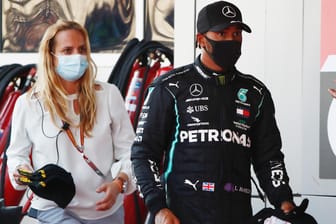 Lewis Hamilton nach dem Rennen in Sotschi.