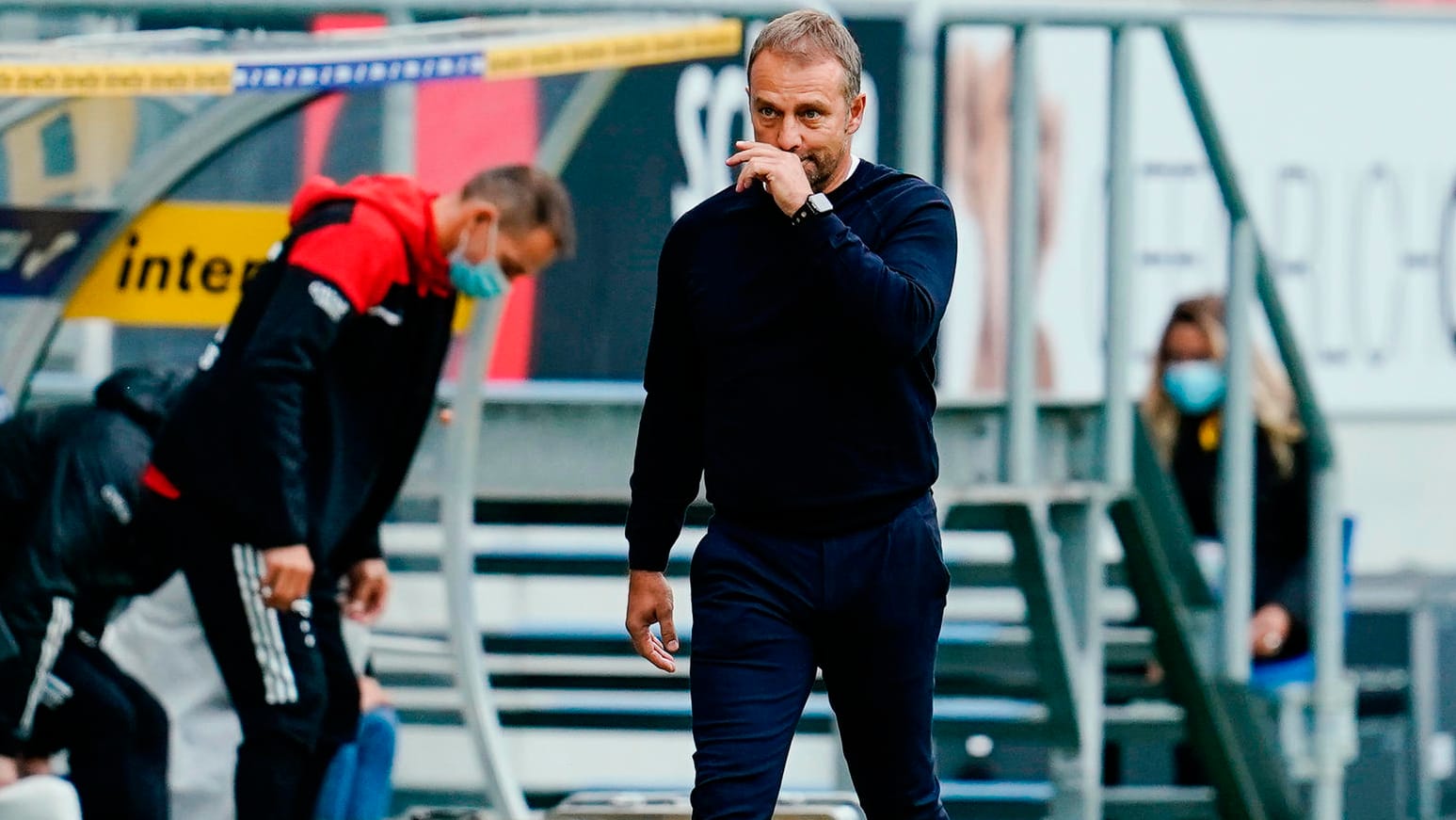 Empfindliche Niederlage: Bayern-Trainer Hansi Flick nach dem 1:4 in Hoffenheim.