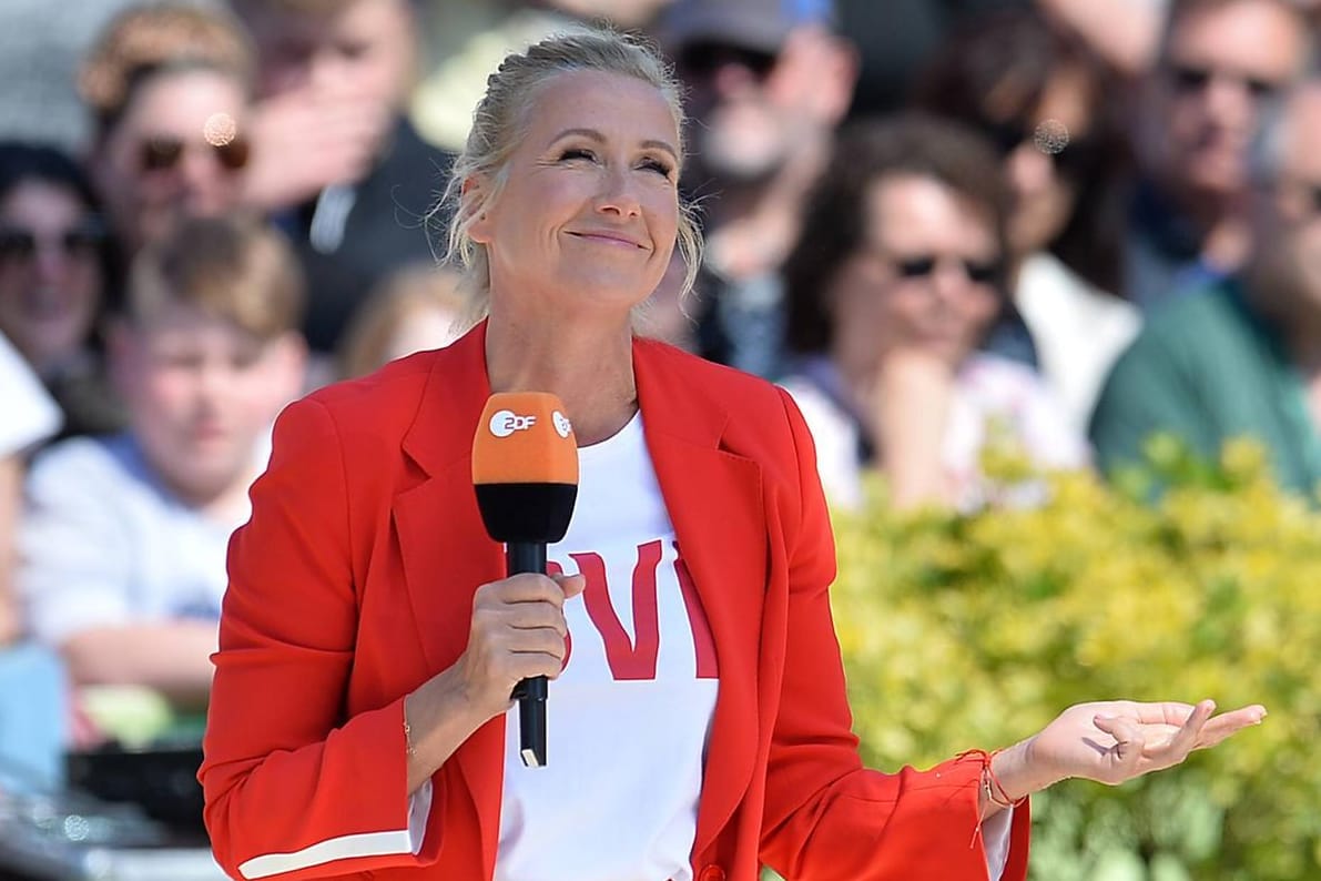 Andrea Kiewel: Seit 2000 moderierte sie den "ZDF-Fernsehgarten".
