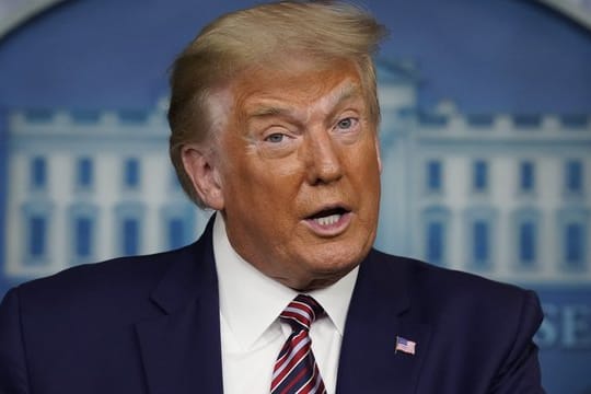 Reagiert harsch auf den Vorwurf, jahrelang kaum Steuern bezahlt zu haben: US-Präsident Donald Trump.