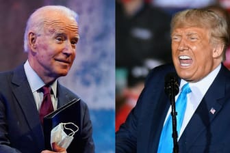 Joe Biden und Donald Trump: Vor dem ersten TV-Duell der Konkurrenten um das Weiße Haus gibt es streit um einen Drogentest.