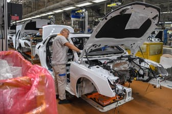 VW-Produktion in Changchun, China: Das Unternehmen will Milliarden in seine chinesische E-Auto-Herstellung stecken.