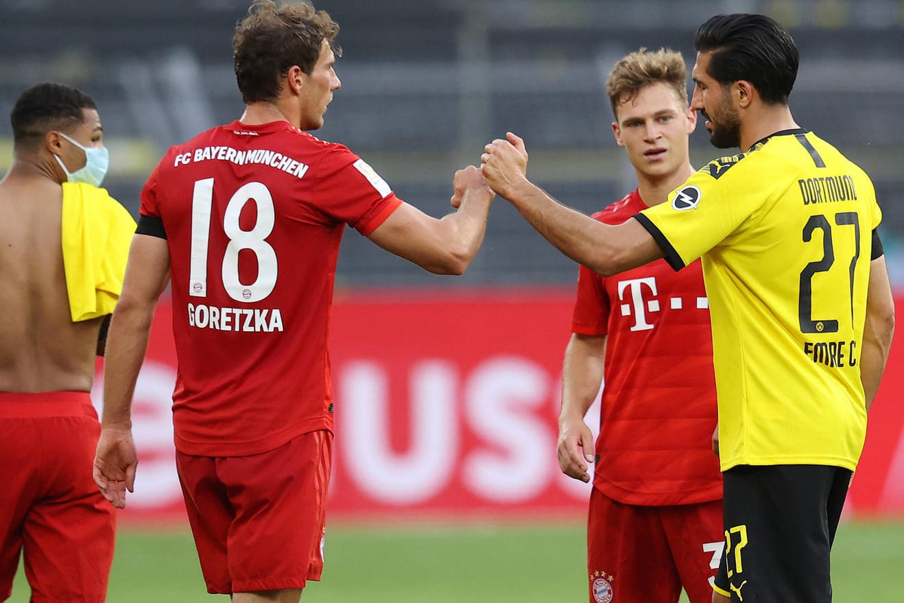 Leon Goretzka, Joshua Kimmich und Emre Can treffen am Mittwoch aufeinander.