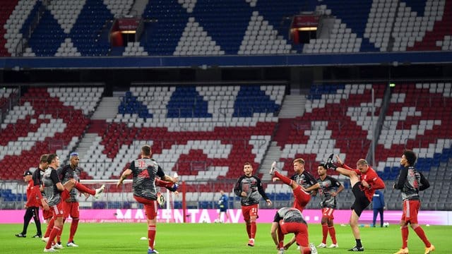 Die Allianz-Arena bleibt auch beim Supercup zwischen Bayern und Dortmund leer. Die Allianz-Arena bleibt auch beim Supercup zwischen Bayern und Dortmund leer.