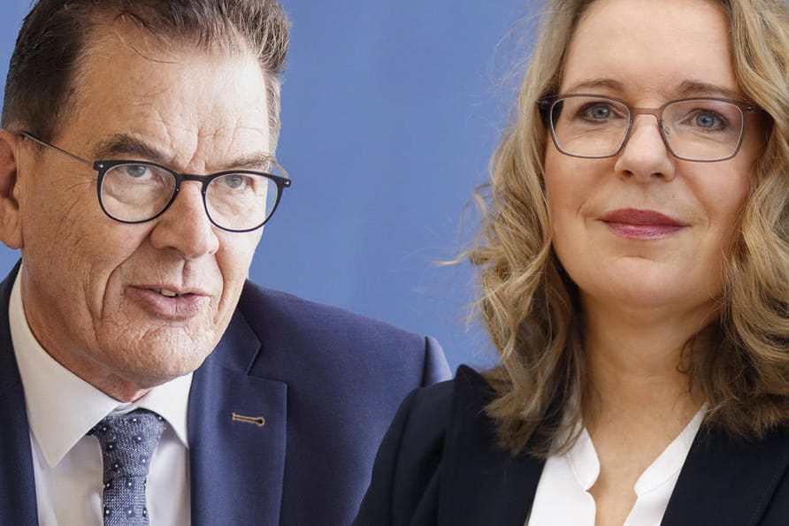 Gerd Müller und Claudia Kemfert: Der Entwicklungsminister und die Wissenschaftlerin fordern ein Handeln für den Klimaschutz ein.