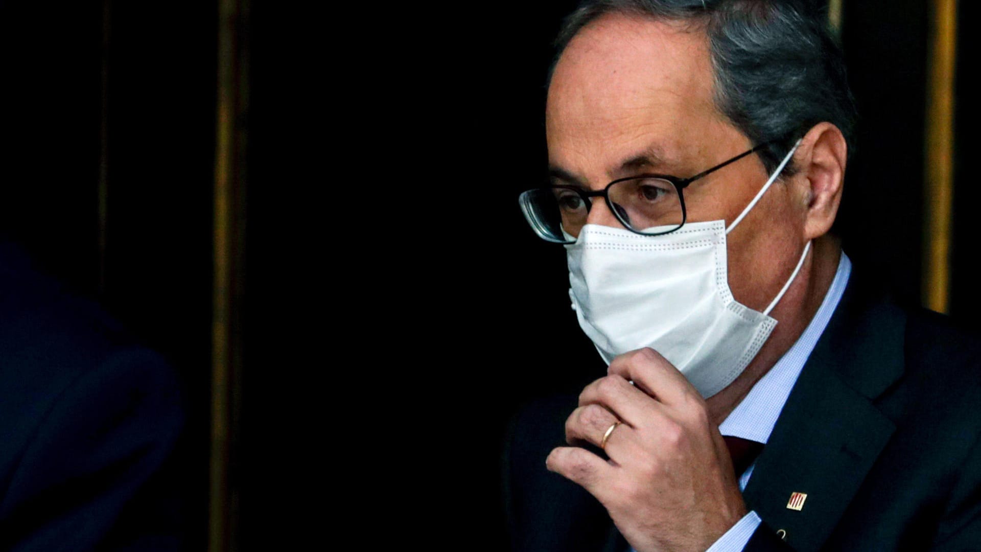 Quim Torra: Schon am Dienstag muss Torra das Amt des regionalen Ministerpräsidenten an seinen Vize abgeben. Quim Torra: Schon am Dienstag muss Torra das Amt des regionalen Ministerpräsidenten an seinen Vize abgeben.