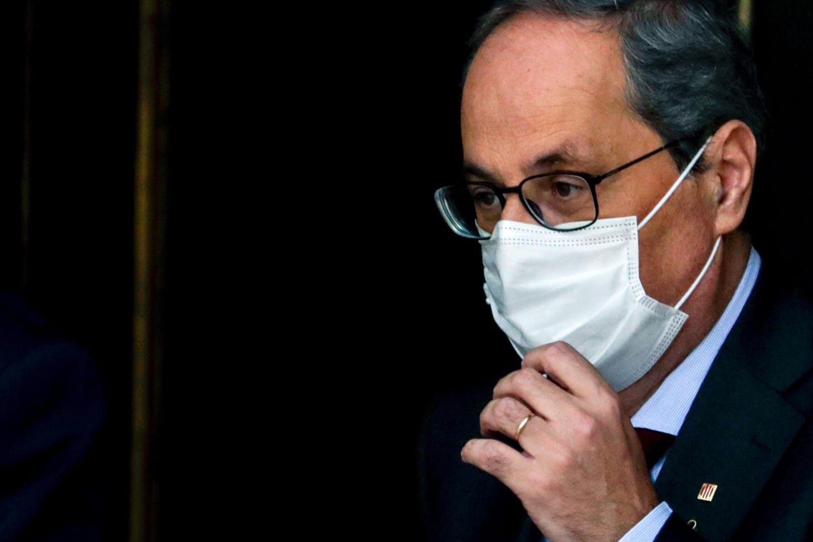 Quim Torra: Schon am Dienstag muss Torra das Amt des regionalen Ministerpräsidenten an seinen Vize abgeben.