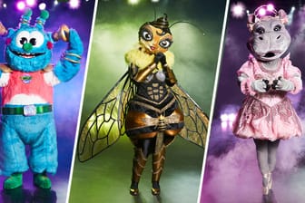 Der Alien, die Biene und das Nilpferd: Die Show "The Masked Singer" stellt die neuen Kostüme vor.
