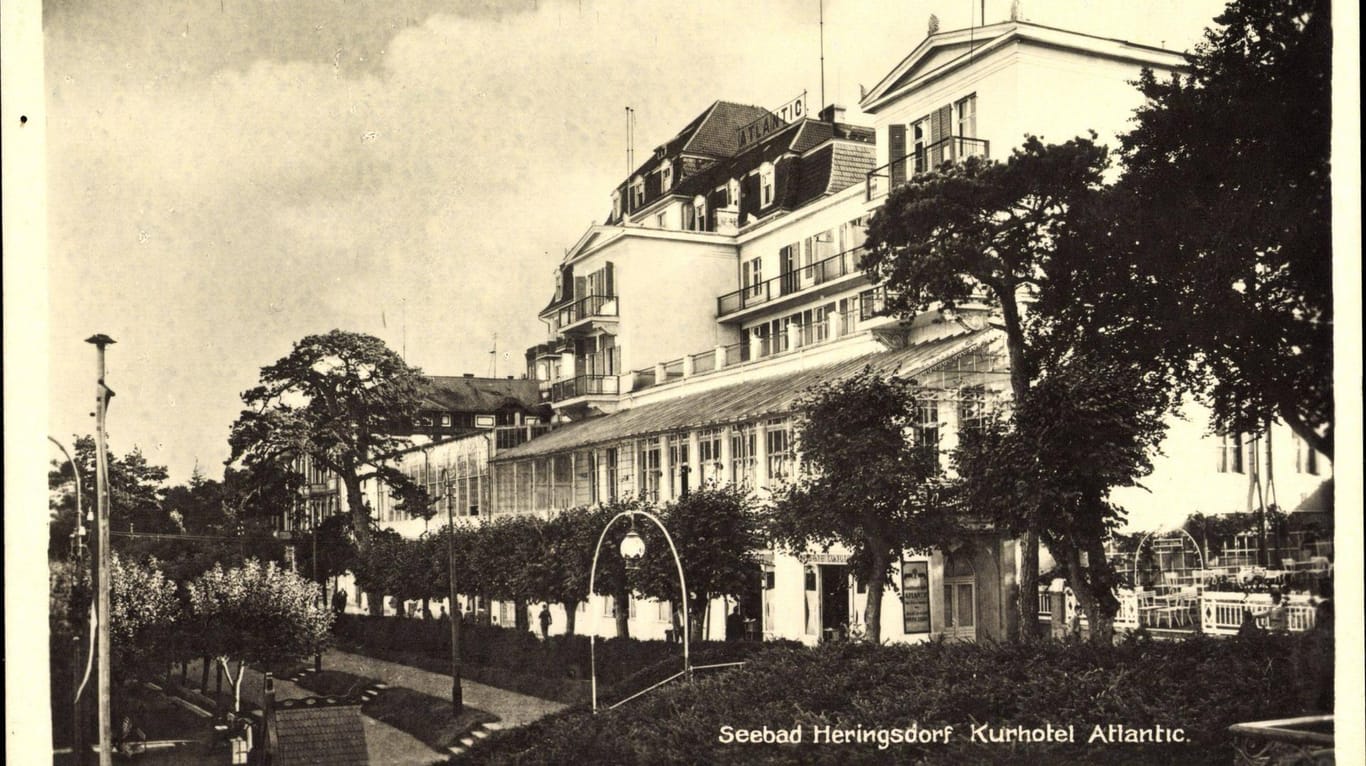 Kurhotel "Atlantic" in Heringsdorf: Das Foto zeigt eine Aufnahme aus den 1930er-Jahren.
