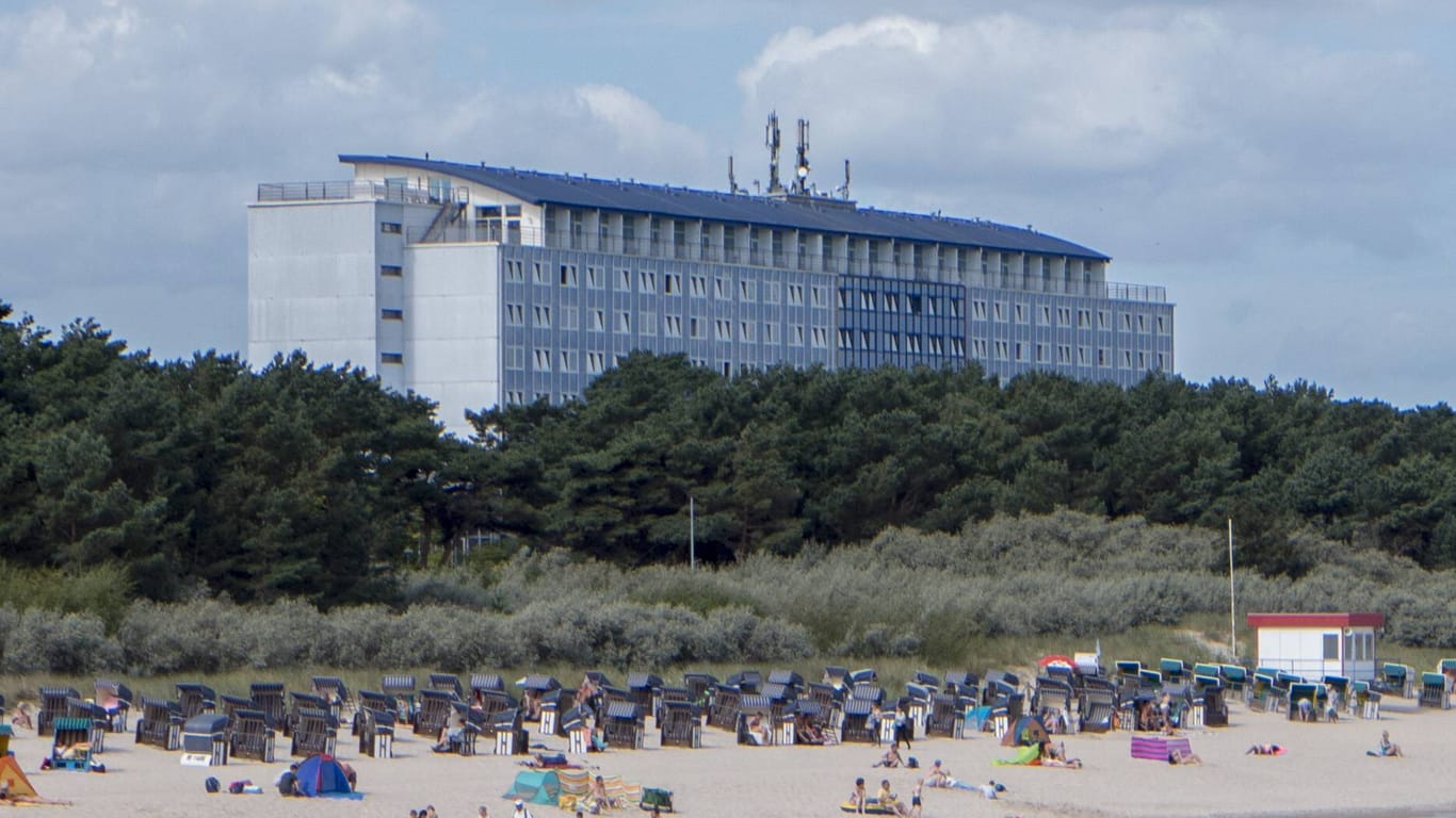 Hotel "Baltic" in Zinnowitz: Urlauber haben in den oberen Etagen Zimmer mit Meerblick.