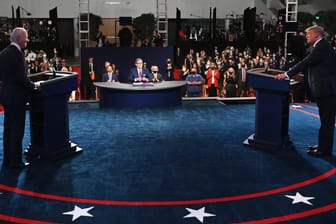 Das TV-Duell zwischen Präsident Donald Trump und Herausforderer Joe Biden: Nur 31 Prozent fühlten sich davon unterhalten.