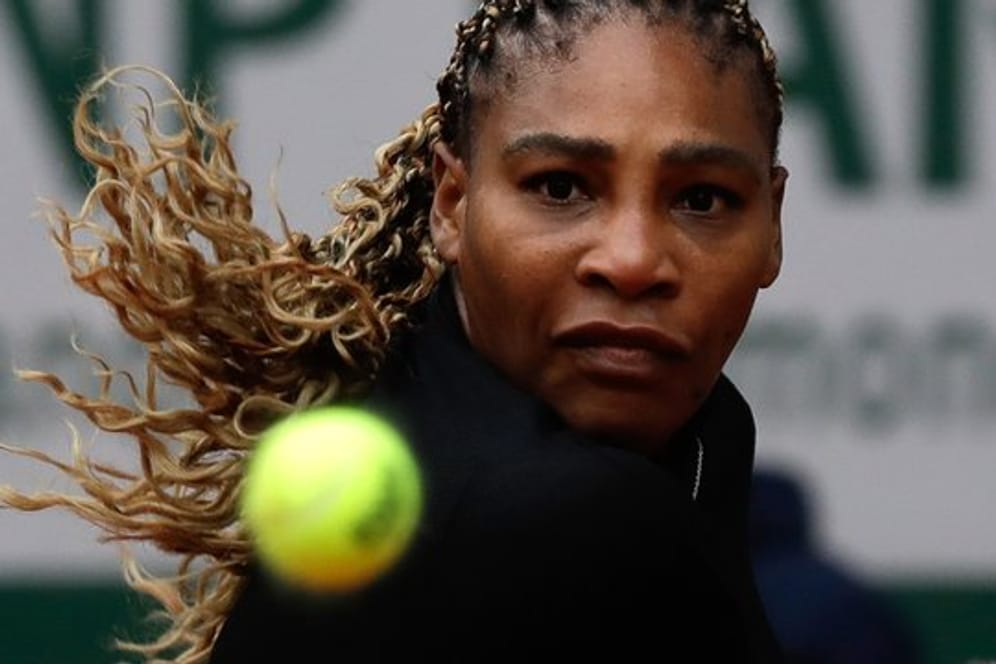 Tritt zu ihrem Zweitrunden-Match bei den French Open nicht an: US-Superstar Serena Williams.