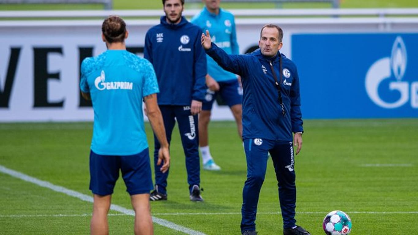 Gibt beim FC Schalke 04 ab sofort sportlich die Richtung vor: Trainer Manuel Baum.